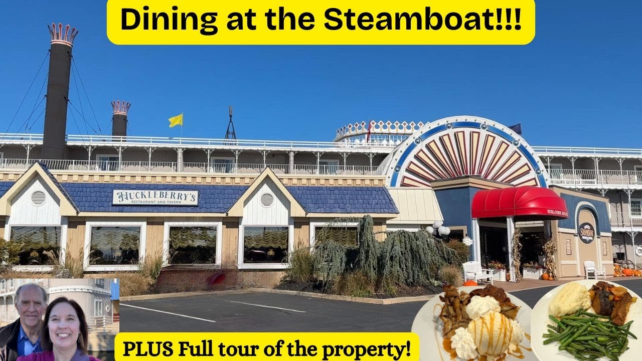 Обзор обеда и полная экскурсия по отелю Huckleberry's - Fulton Steamboat Inn! #lancasterpa #steam...