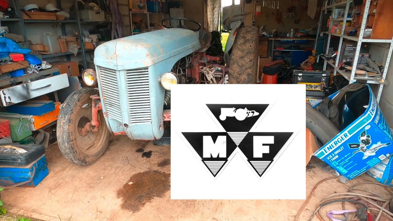 Vidange du Ferguson 30 ff ds diesel. #tractorlover #masseyferguson #tractor