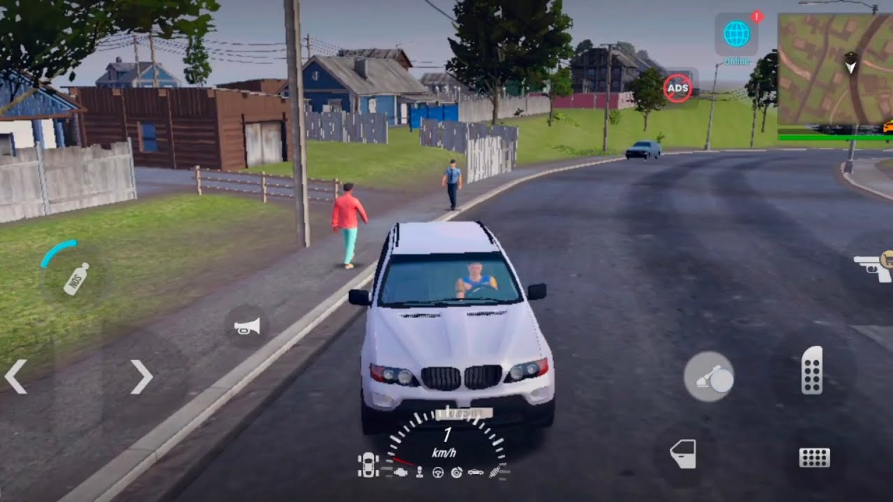 BMW 4×4 SUV Power Driving & Power Brakes | End  Scene Jump From Tower | Extreme Gaming Video