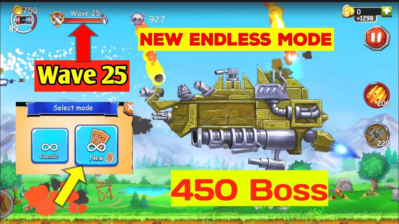 The Catapult 2 || New Endless Mode || Wave 25 || 900++ Kills || 450 Boss In  Wave 25