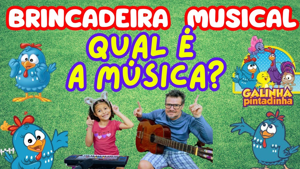 🎶 Galinha Pintadinha e a  Brincadeira Musical de Qual é a Música