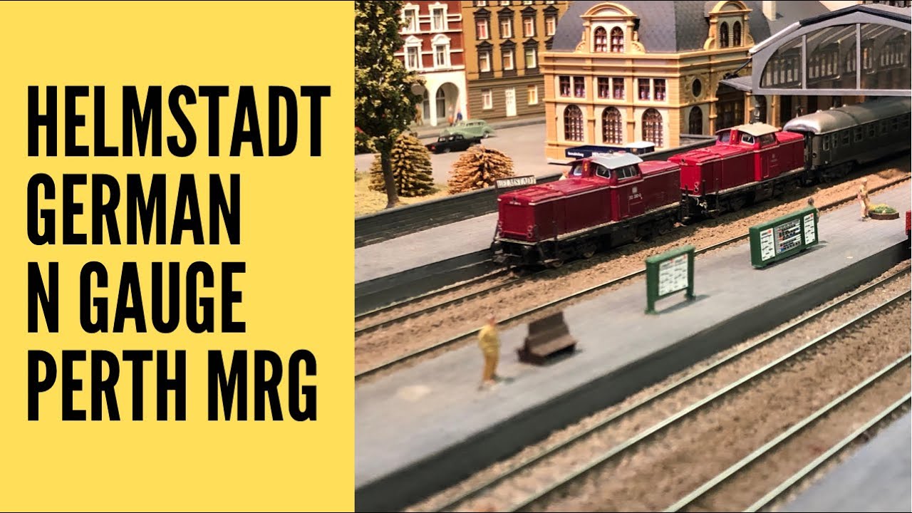 Helmstadt - German N Gauge Model Railway Layout by Perth MRG