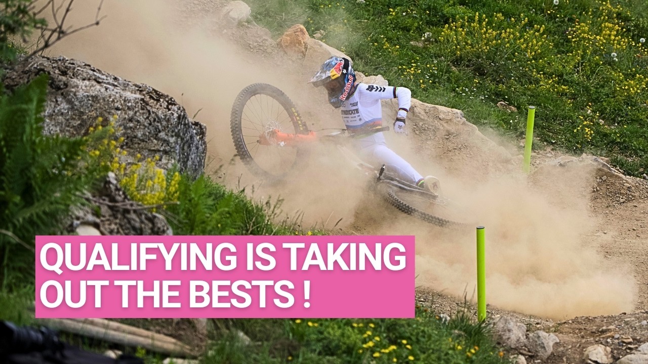 How the Lenzerheide DH Track Changed for Qualifying | Race Lines by Charlie