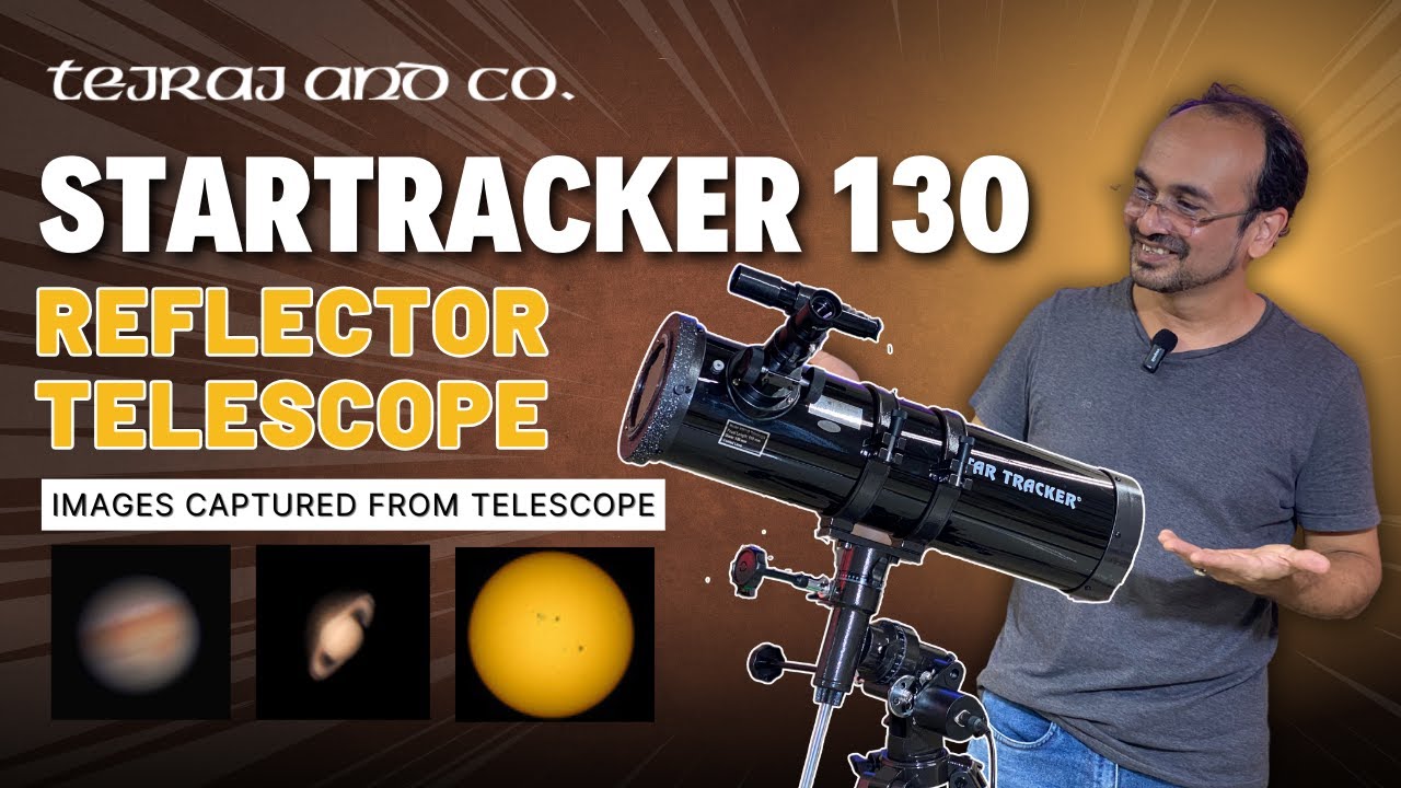 Get to see 100's of galaxies, star clusters and nebulae with StarTracker 130 Eq Reflector Telescope