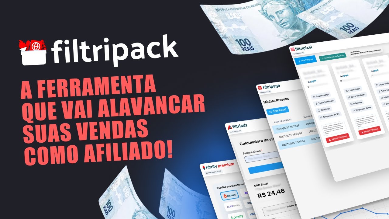 Filtripack - A ferramenta que vai alavancar suas vendas como afiliado!