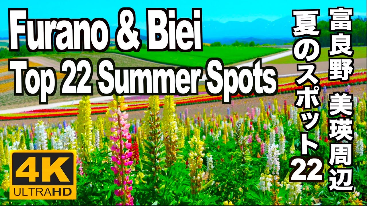 夏の富良野 美瑛周辺ベスト22 Summer Spots Furano & Biei 富良野観光 北海道 HokkaidoTrip 青い池 四季彩の丘 FlowerGarden JAPAN
