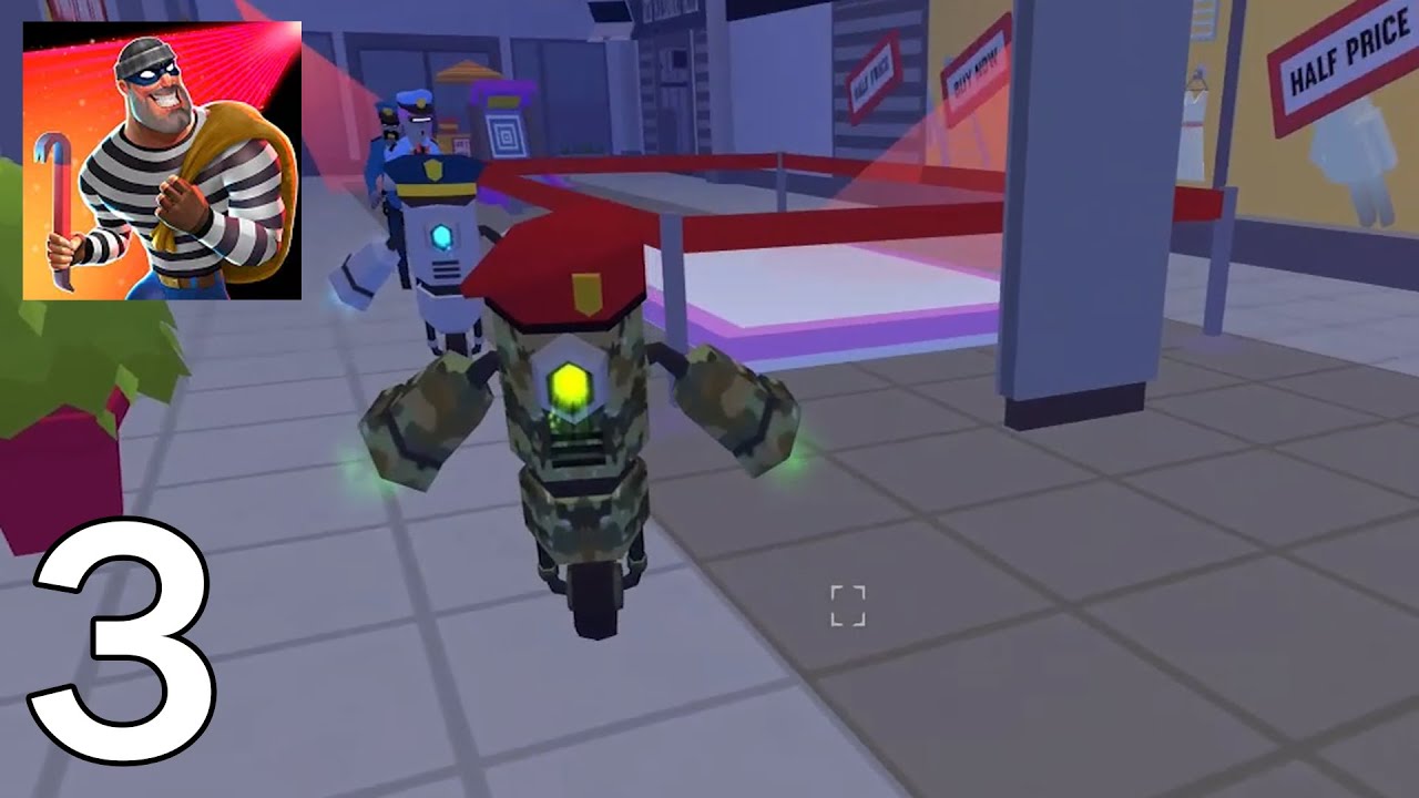 Robbery Madness 2: Stealth Thief #3 - Mall Normal Mode - All Secrets