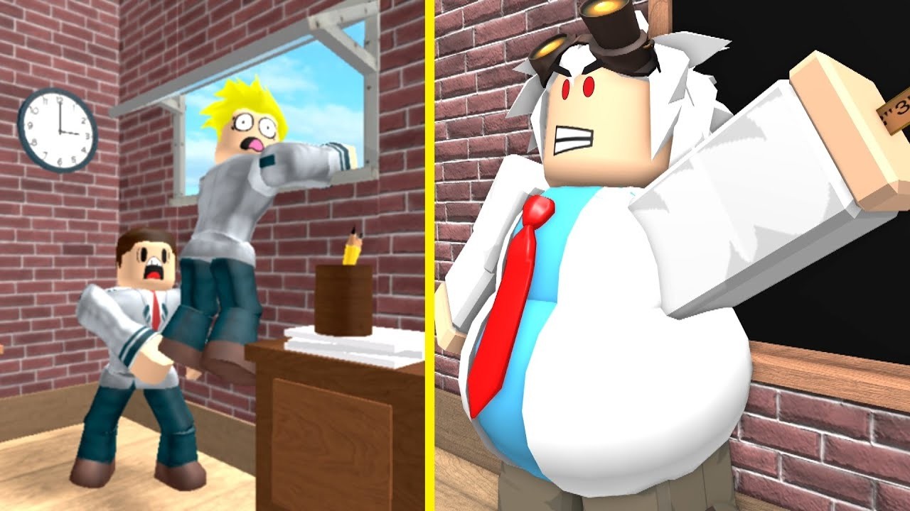 Escaping School Before Math Class || Roblox Obby Gone Wrong
