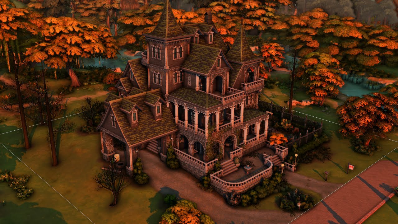Haunted Victorian Mansion | The Sims 4 | Horror Themed Stop Motion | Nocc