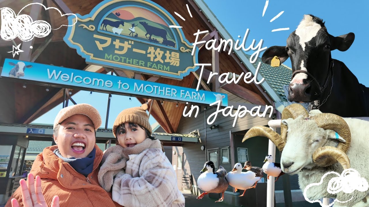 🌸 Family Adventure at Mother Farm, Chiba, Japan! 🐑🐄🐷 | Qiana Cute 🌸