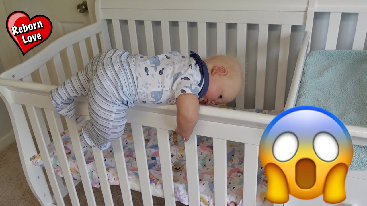 Reborn baby Climbs out of Crib
