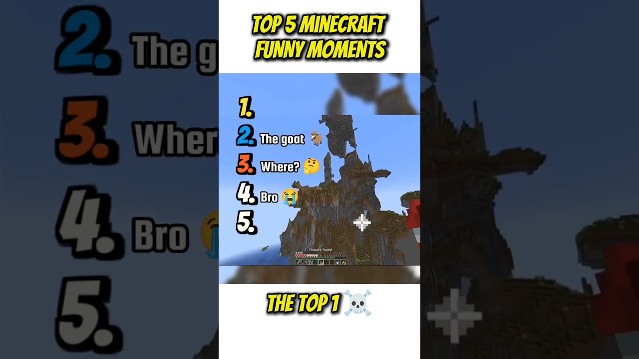 Top 5 Minecraft Funny Moments! Try Not To Laugh 🤣