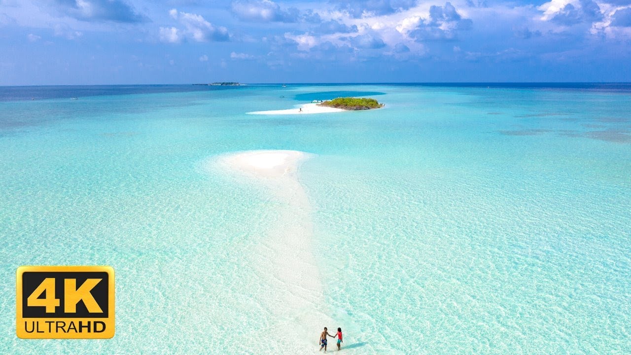 Flying Over the Sea Waves Drone Footages  - Relaxing Sea Waves Sounds - Calming Sounds for Sleeping