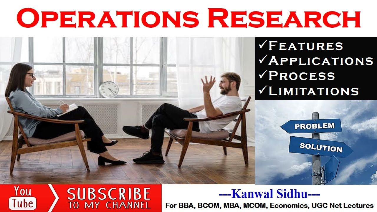 Operations Research | Applications of Operations Research | OR | BCOM