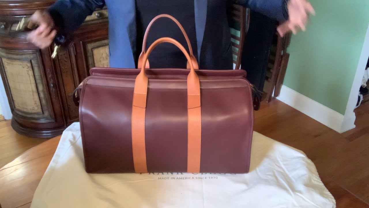 Unboxing of Frank Clegg Signature Duffle Bag