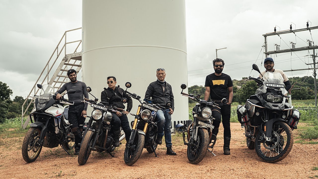 Bengaluru to the mighty Tungabhadra on Speed Twin 1200 | 4K