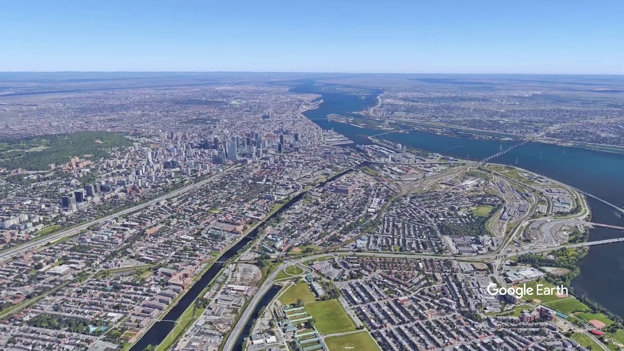 Parc de la Vérendrye - Google Earth Studio - 1 km ride up