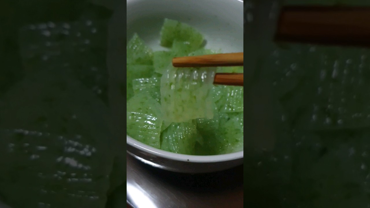 Devils Tongue😱Konnyaku&nbsp;(こんにゃく), also known as yam cakes, is a Japanese food product