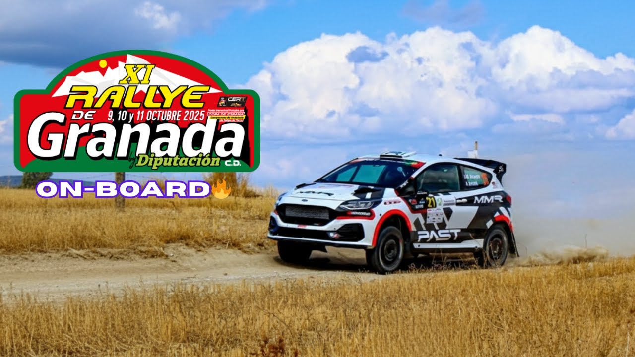 Onboard Ford Fiesta Rally3 🚗💨 Grigera en el Shakedown del Rally Ciudad de Granada 2025 | SRally