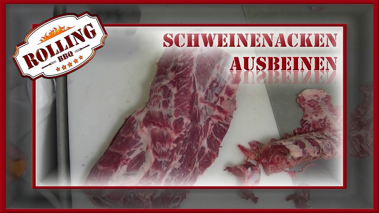 Schweinenacken ausbeinen
