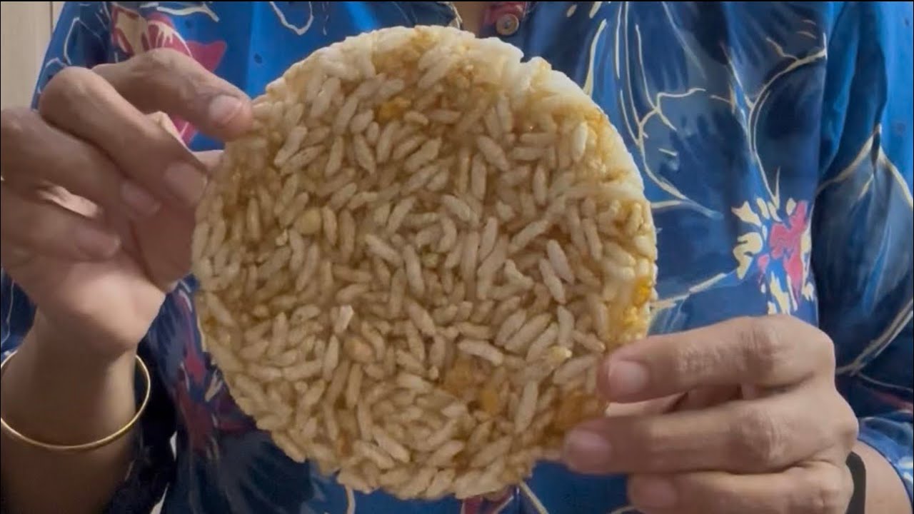 भेलपुरी के taste वाली लइया पट्टी | Murmura chikki of bhelpuri taste 