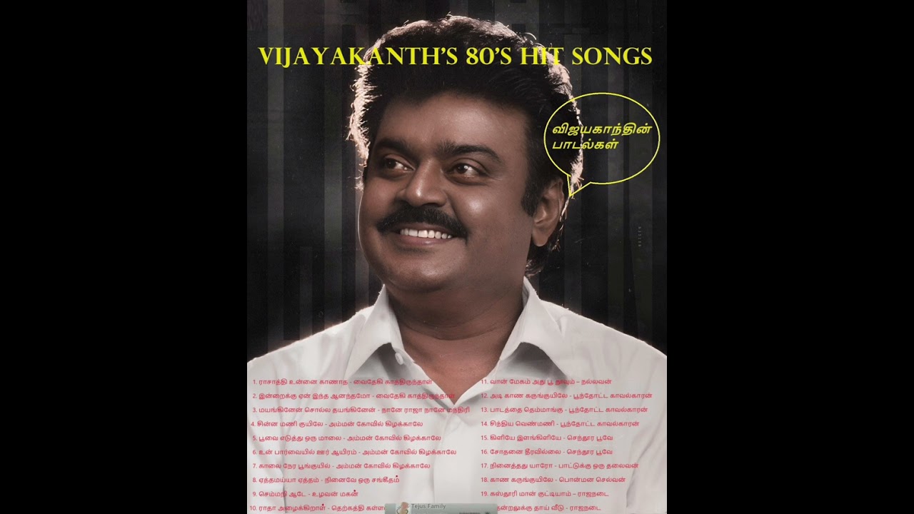 Vijaykanth Hits || Captain Songs || 80*s Memories || Captain Vijayakath*s Collections