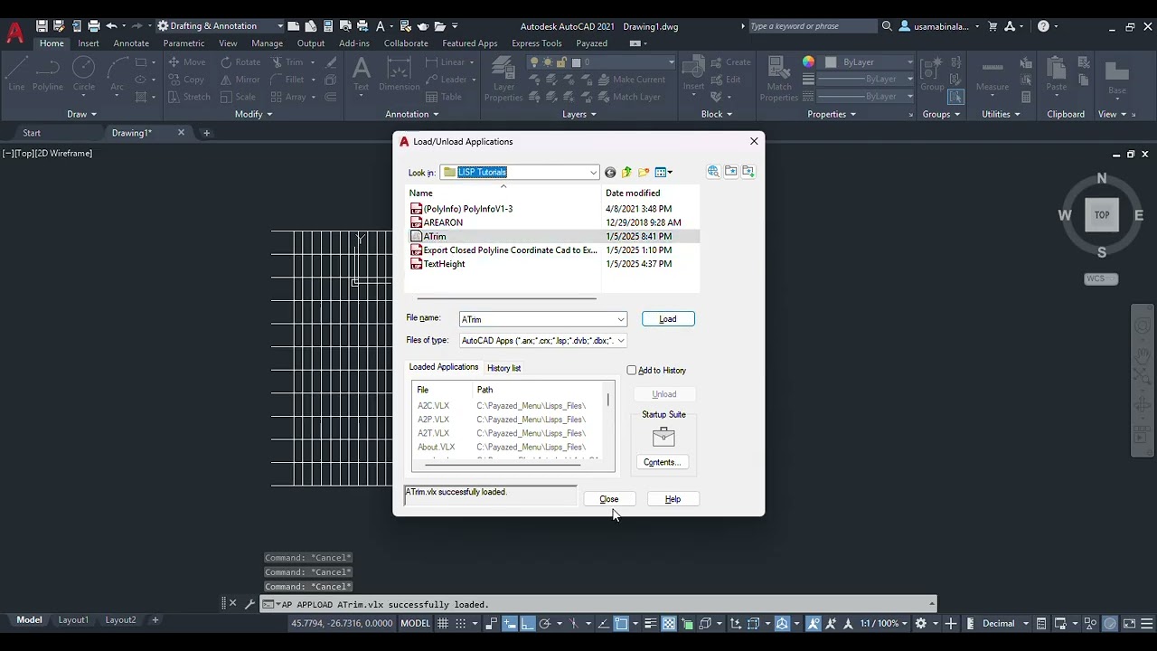 dynamically trim and extend lines By Lisp In Auto Cad
