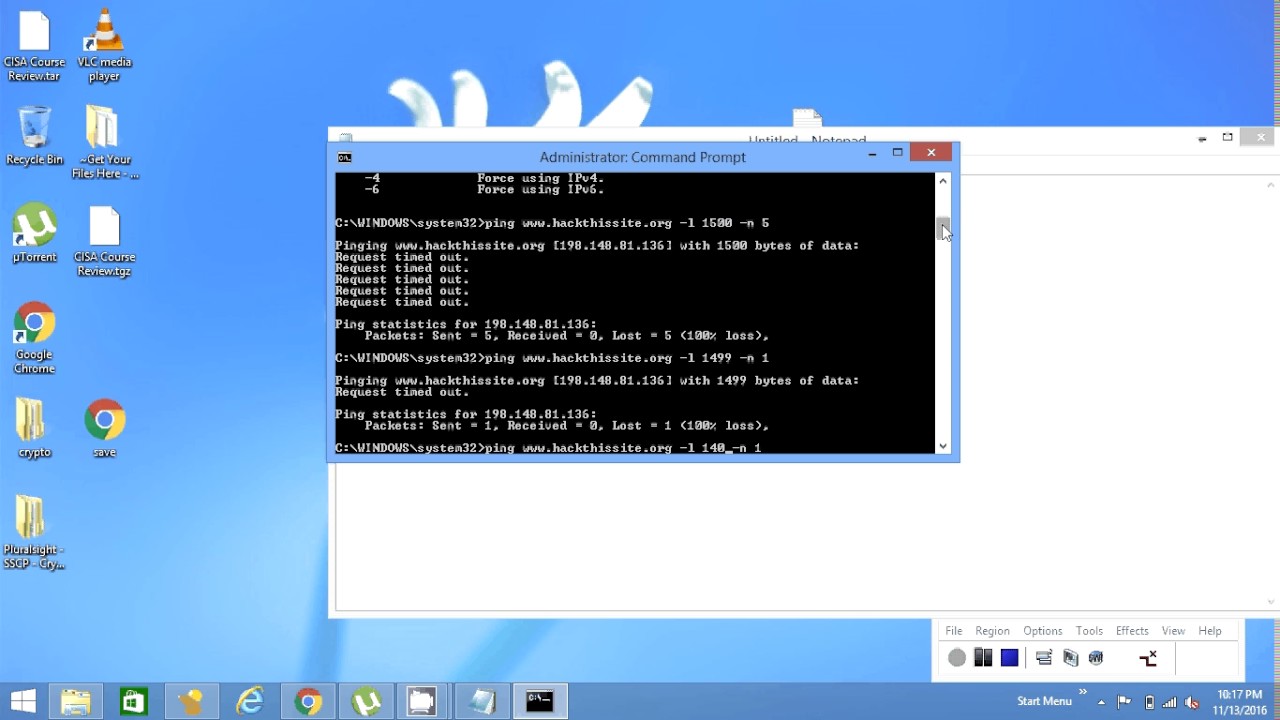 How to use ping to find the size of the MTU