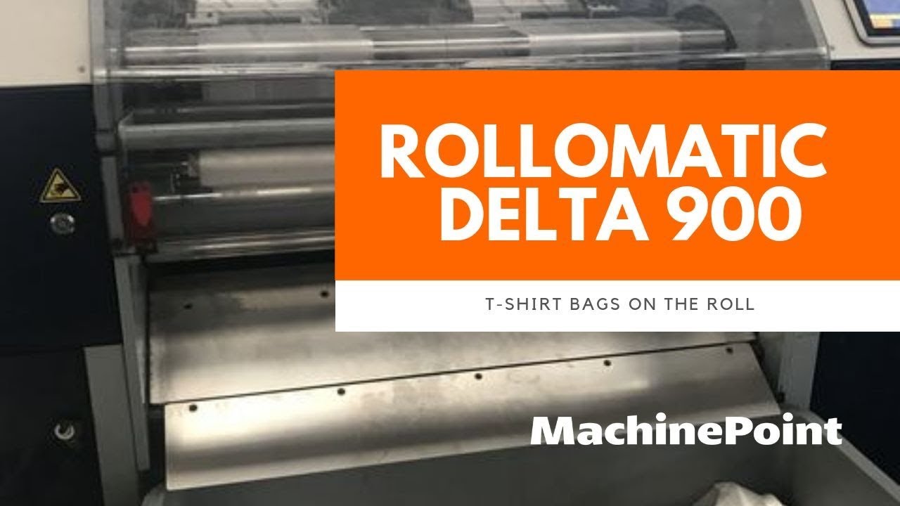 ROLLOMATIC Delta 900 T-Shirt bags on the roll in production - MachinePoint