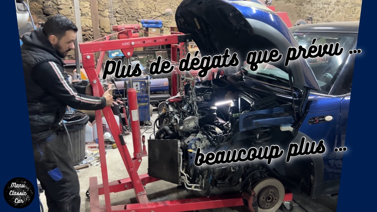 Je DÉPOSE le moteur de la Mini et c'est PAS BEAU à voir ! !