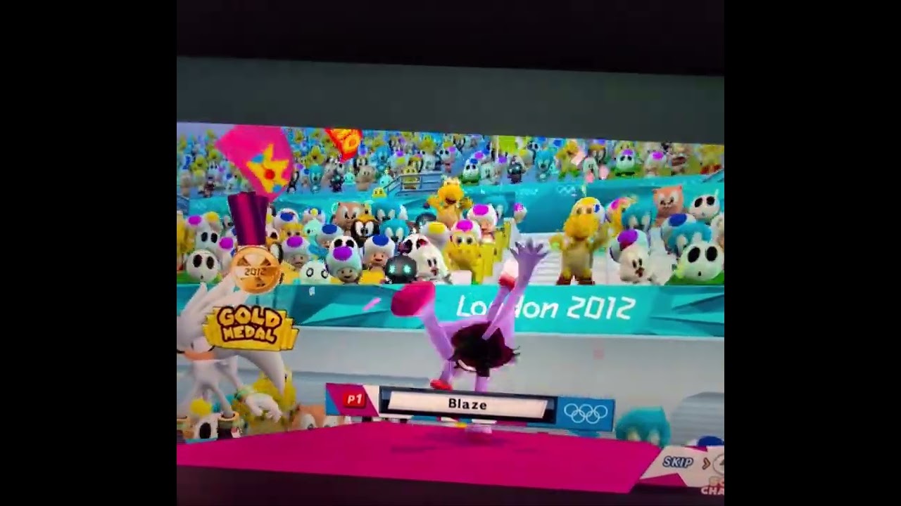 Blaze The Cat Mario And Sonic At The London 2012 Olympic Games Aquatics 