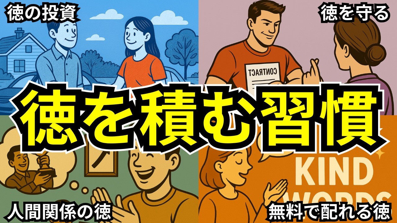 幸せを引き寄せる！徳を積む習慣10選