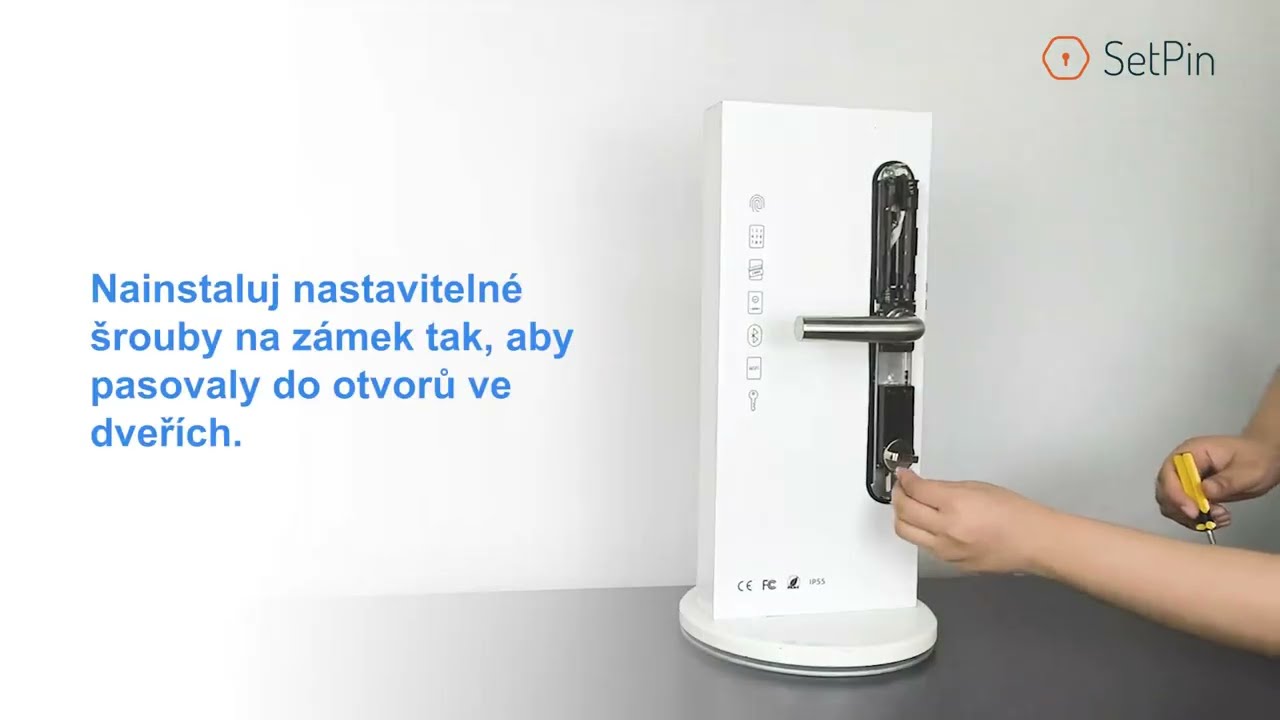 Pokyny k instalaci elektronick&eacute;ho z&aacute;mku SetPin S2C [CZ]