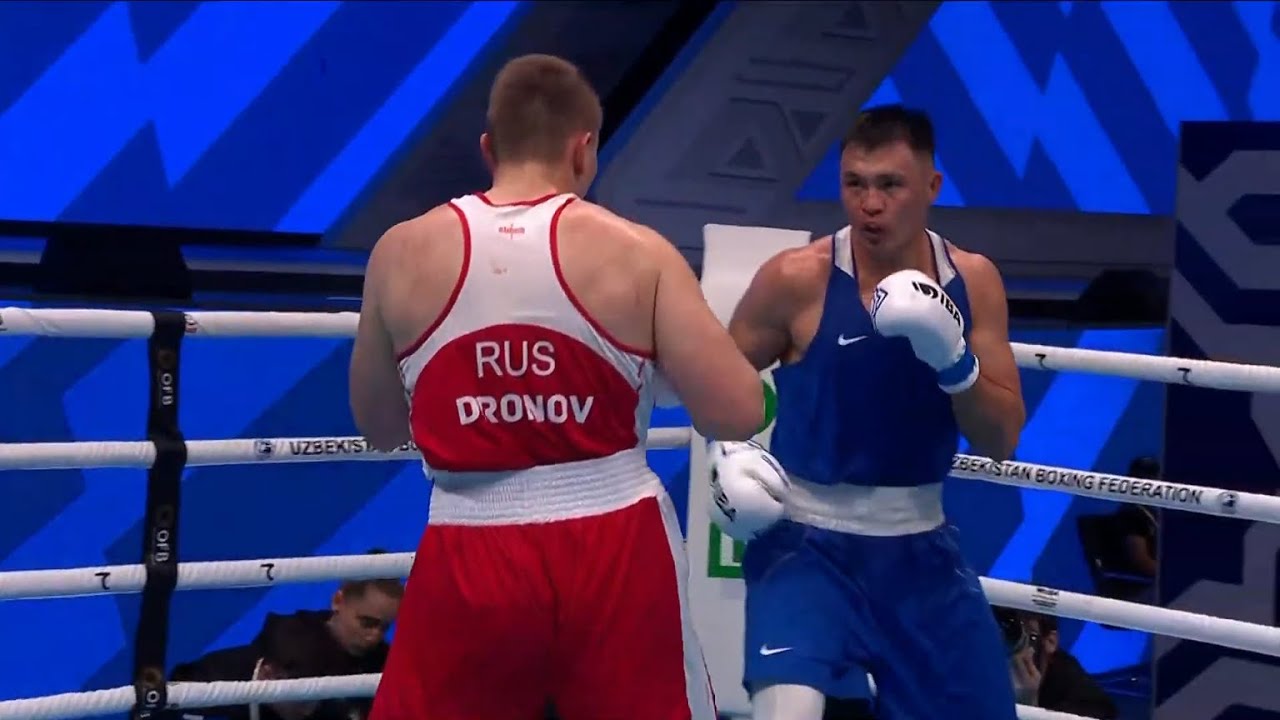 R32 (92+KG) DRONOV ALEKSEI (RUS) vs KUNKABAYEV KAMSHYBEK (KAZ) | IBA World Championships 2023