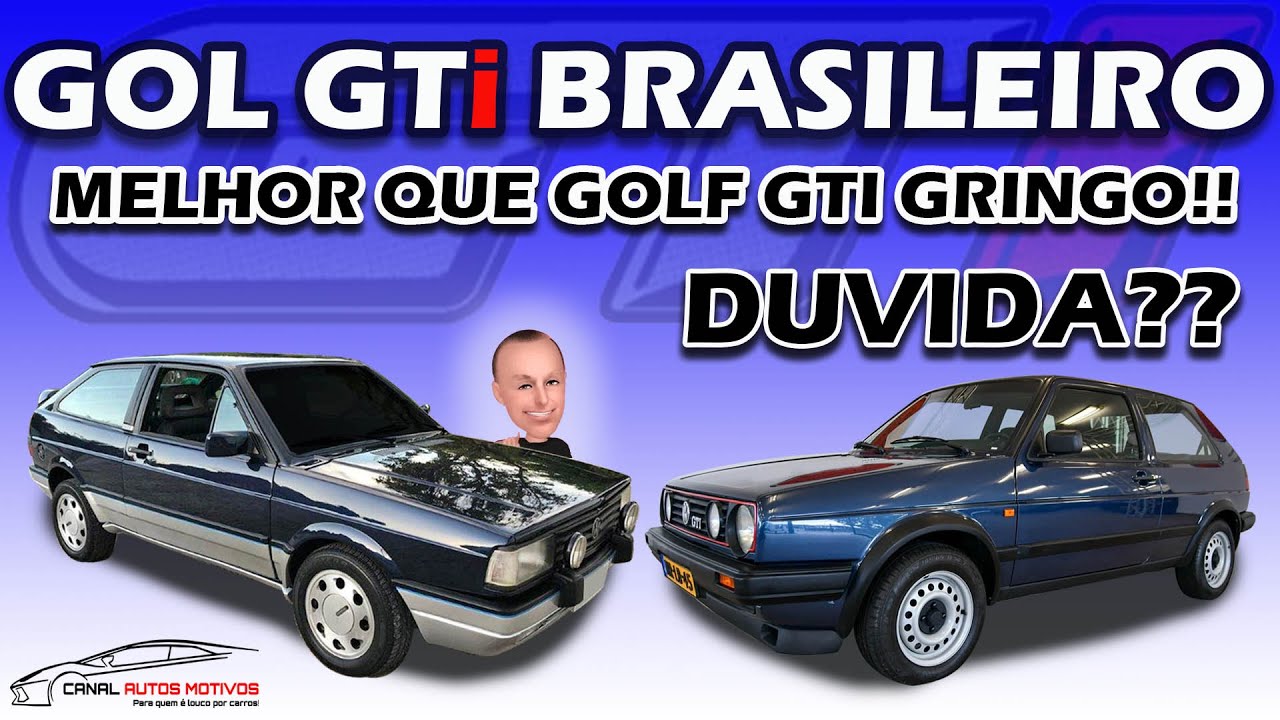 GOL GTi É MELHOR QUE GOLF GTI GRINGO! DUVIDA??