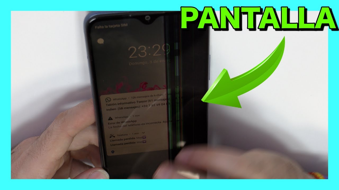 ZTE V2020 Smart Cambiar Pantalla