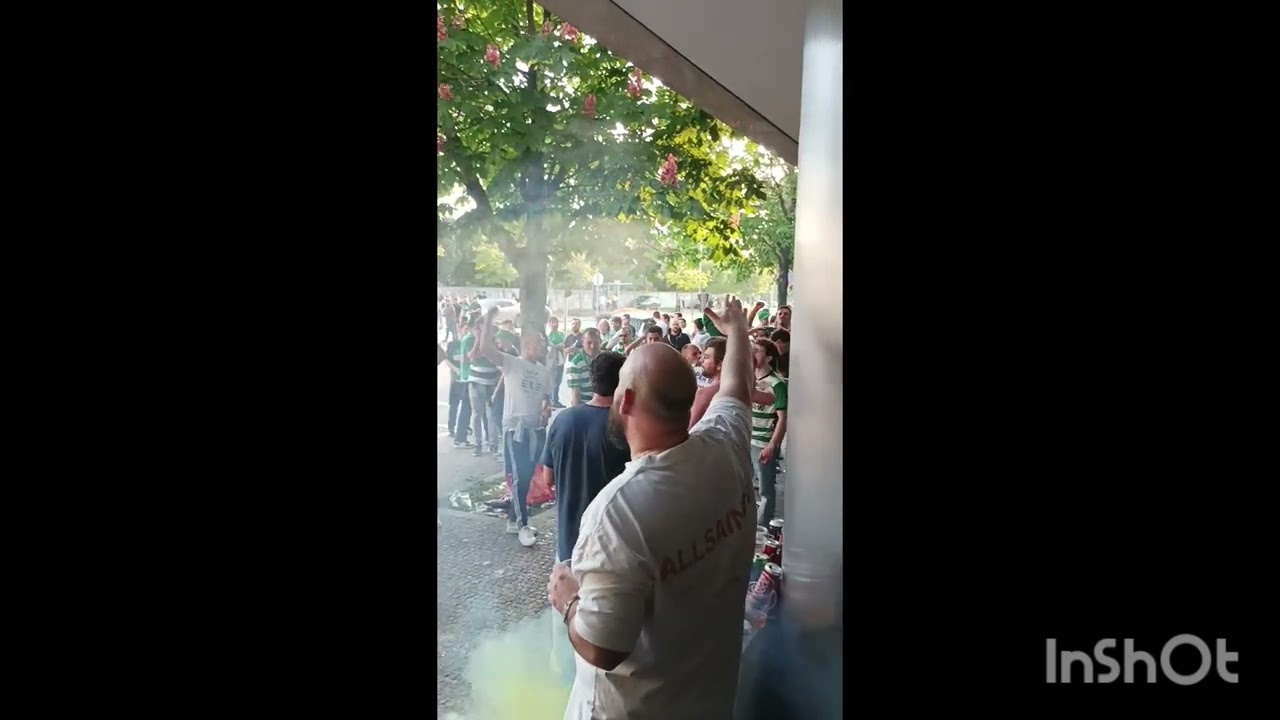 Invasão Verde e Branco ao Bessa. Isto e Sporting clube de Portugal 🤍💚🦁💪