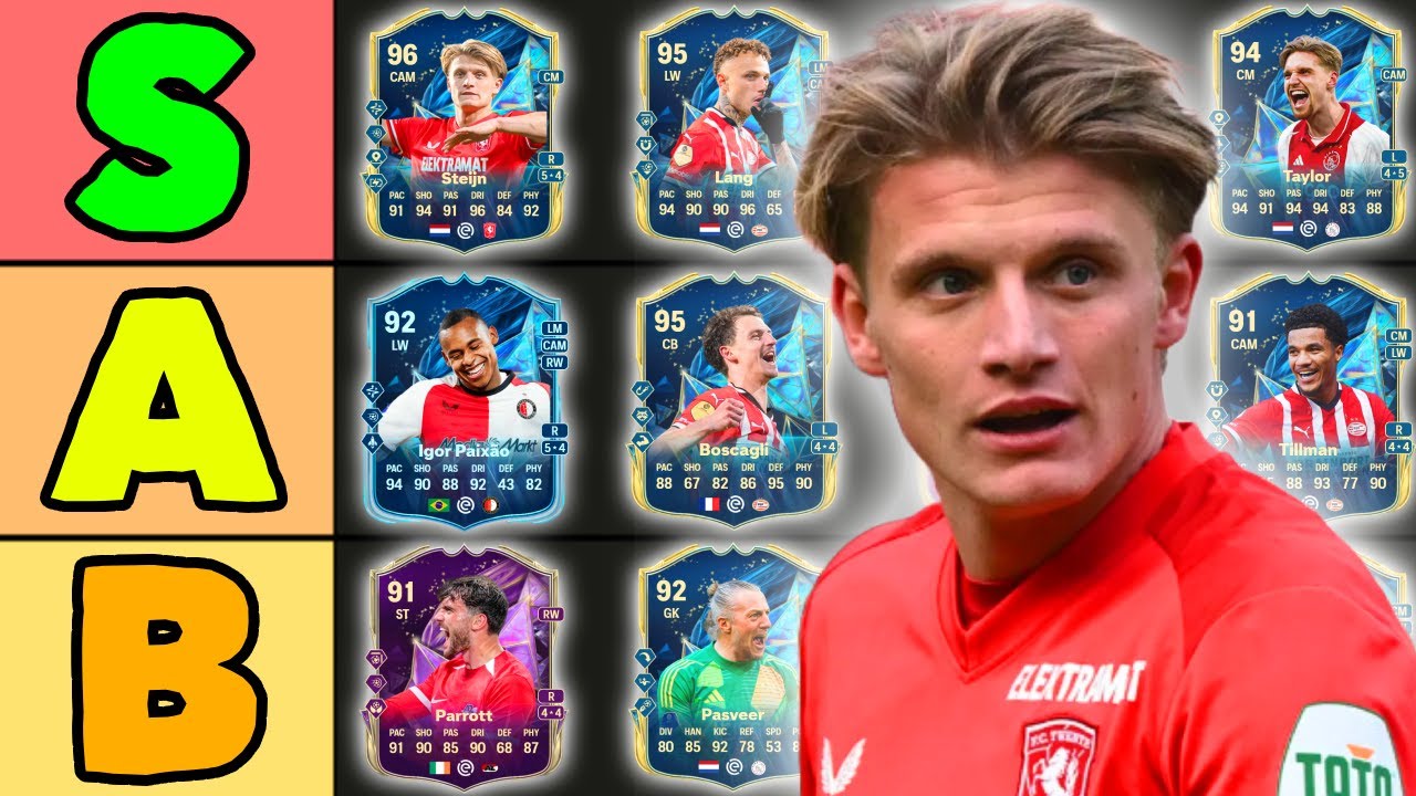 Ranking EVERY Eredivisie TOTS Player in FC 25! ✨ EA FC 25 Tier List ft. 96 Steijn, 95 Lang & More!
