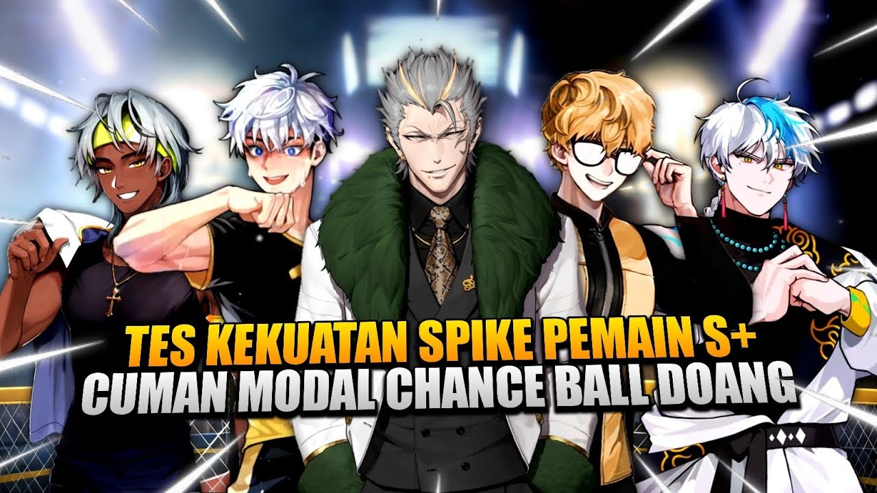 Tes Kekuatan Spike Pemain S+ Cuman Modal Chance Ball Doang Tanpa Buff | The Spike VolleyBall Cross