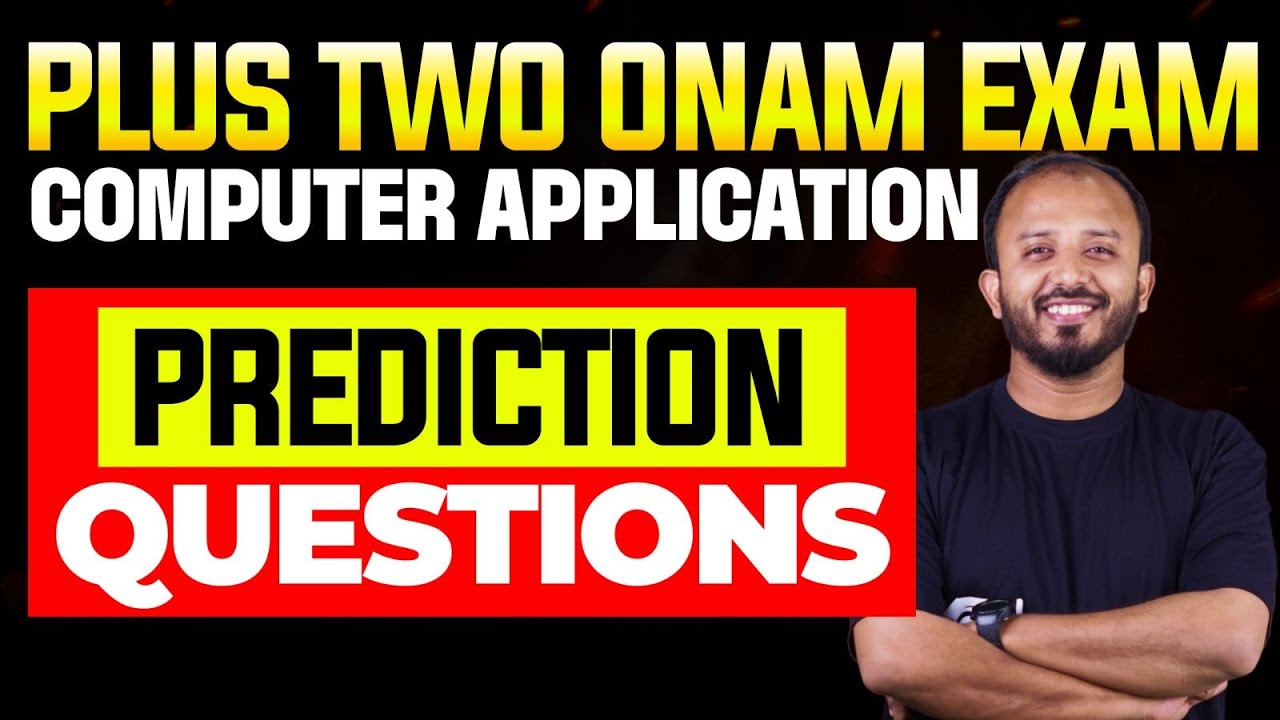 Eduport Plus Two Commerce Onam Exam Computer Application Prediction Questions | Eduport