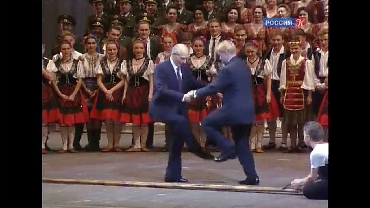 90-летие Игоря Моисеева в Большом Театре. 1996 год.