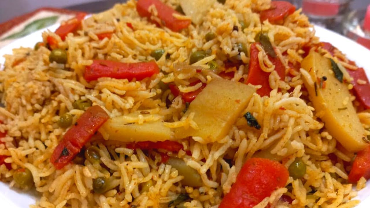 Mixed vegetable rice |Simple Unique veg rice |Best Perfect style vegetable rice.
