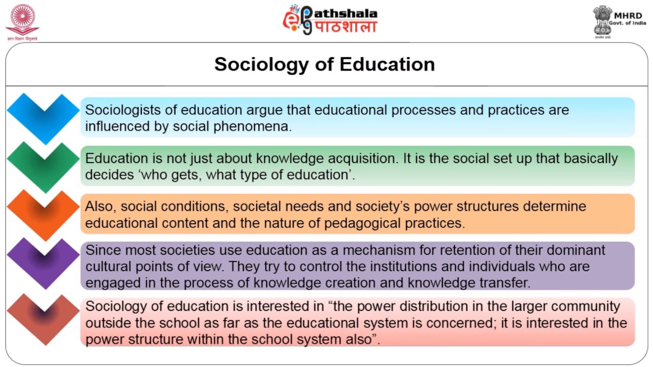 Relation between Educaction and Society