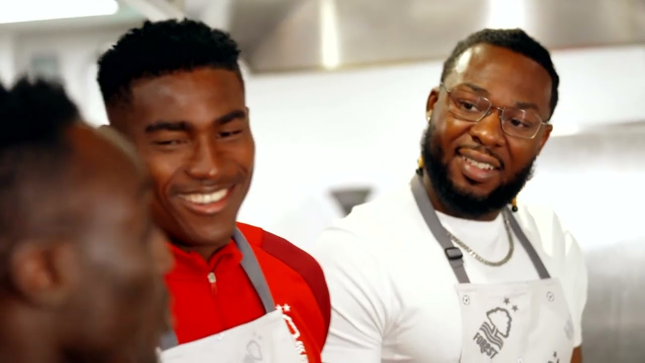 Serge Aurier and Taiwo Awoniyi take on a cooking challenge at our City Hub