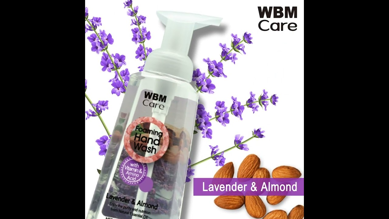 The Luxurious Benefits of Using Foaming Hand Soap Lavender and Almonds | WBM INTERNATIONAL
