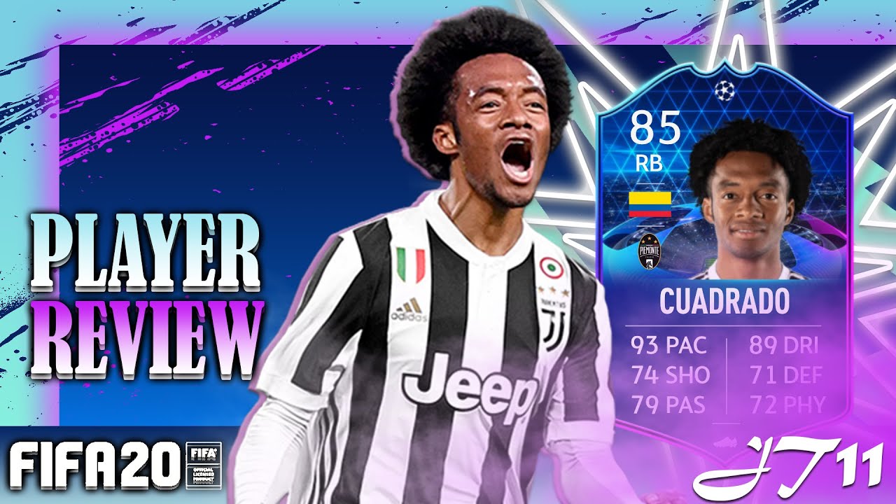 FIFA 20 TOTGS JUAN CUADRADO 85 PLAYER REVIEW