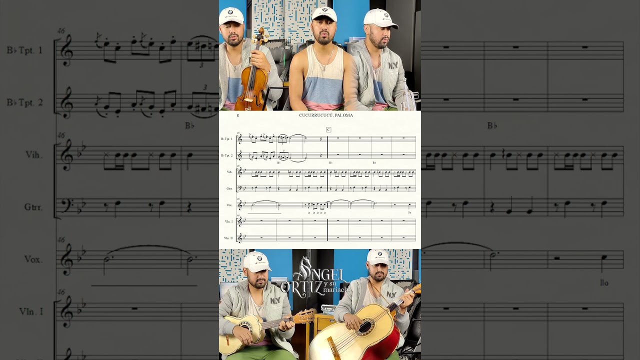 Cucurrucucú, paloma (Partituras) - Angel Ortiz y su mariachi