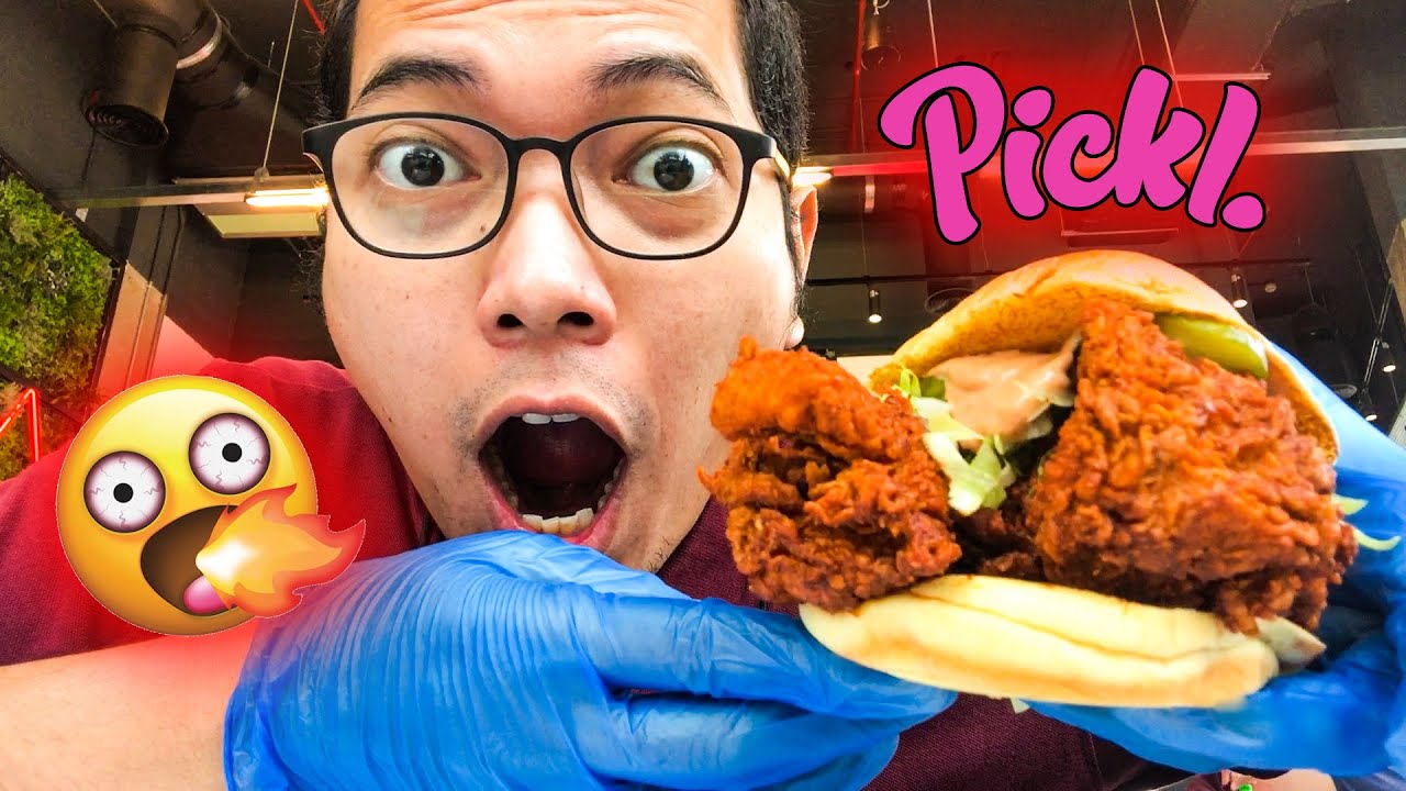 THE SPICIEST BURGER IN DUBAI FROM PICKL!