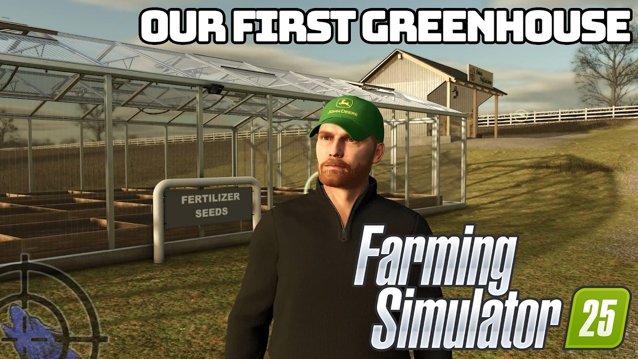Наша первая теплица | Эпизод 5 | Ферма 100-дневной давности | Farming Simulator 2025