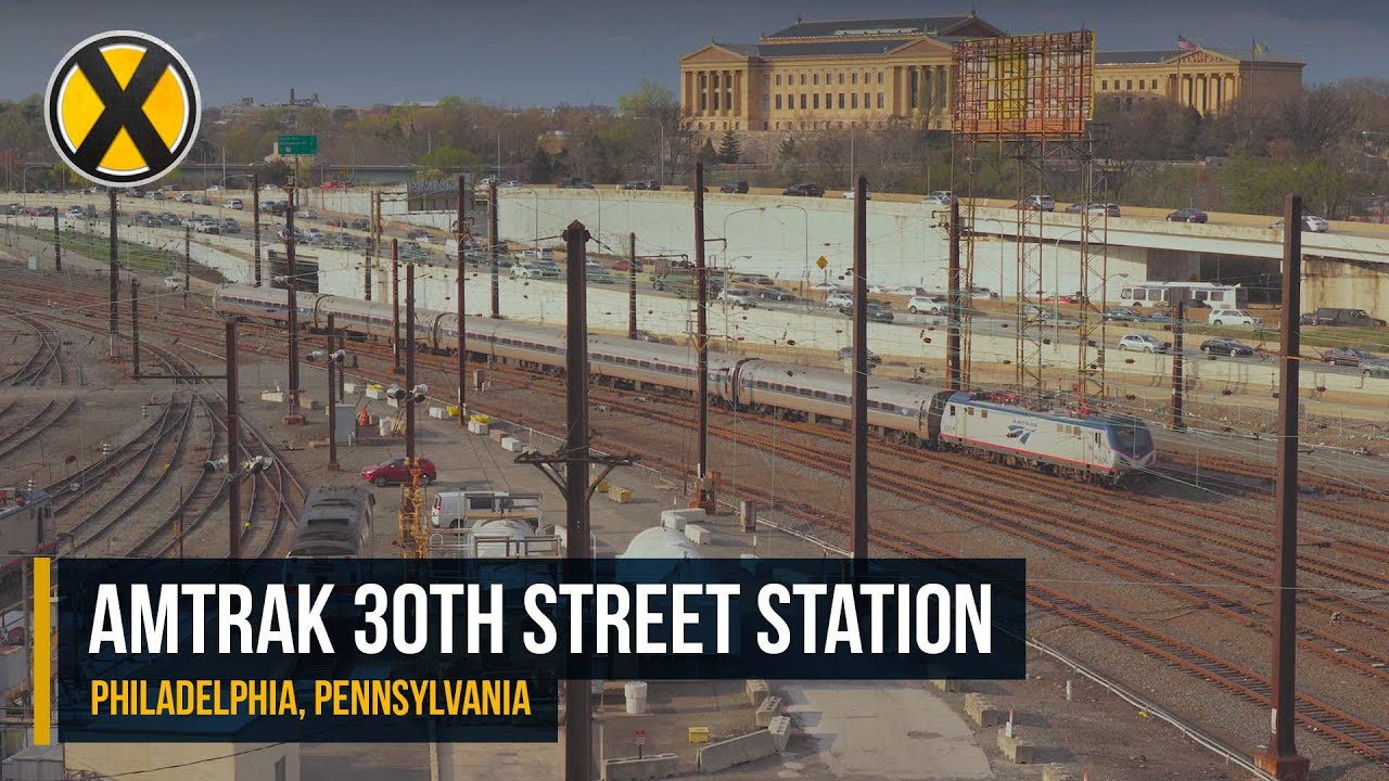 Trains Around Philadelphia's 30th Street Station